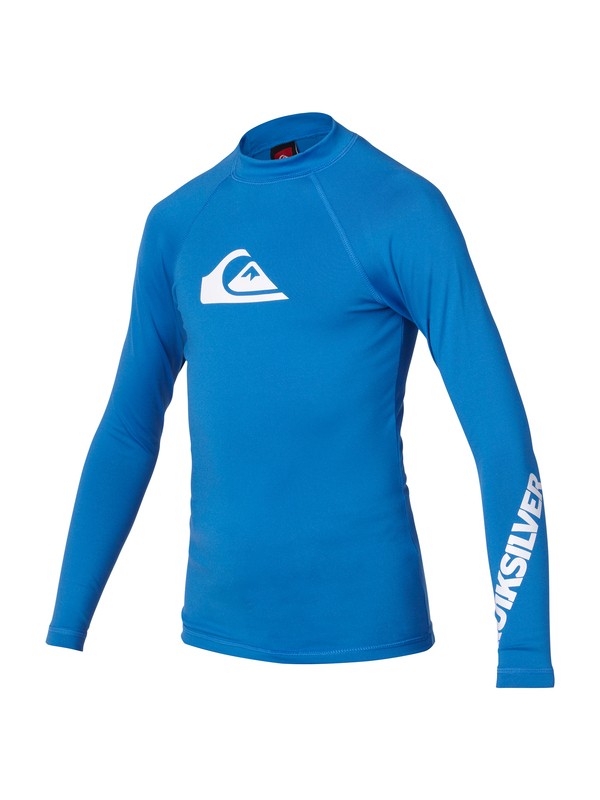 quiksilver, ALL TIME LSBOY, SNORKLE BLUE (bqn0) 0 ALL TIME LSBOY AQBWR00041 Quiksilver