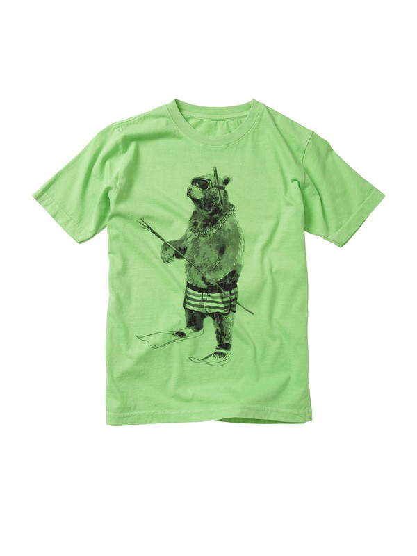 quiksilver, ISLAND BEAR BTZ YF1, NEON GREEN (gkq0) 0 ISLAND BEAR BTZ YF1 AQBZT00333 Quiksilver