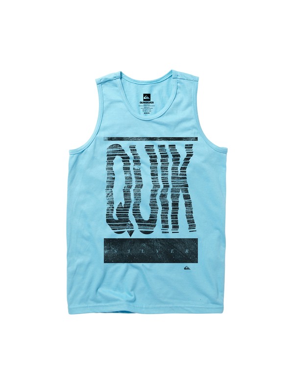 quiksilver, Boys 8-16 Needle Tank Top, LAGOON (bhr0) 0 Boys 8-16 Needle Tank Top AQBZT00363 Quiksilver