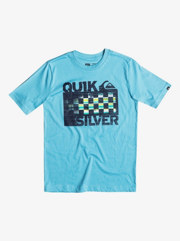 quiksilver, Boys 8-16 4X4 Tee, NIAGARA (bkt0) 0 Boys 8-16 4X4 Tee AQBZT03063 Quiksilver