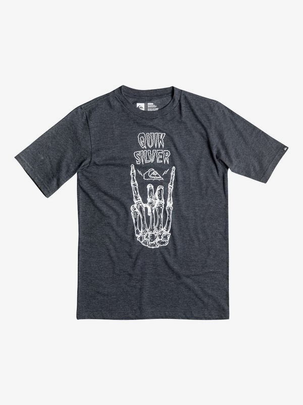 quiksilver, Gravestone - T-Shirt, BLACK HEATHER (kvjh) 0 Gravestone - T-Shirt AQBZT03069 Quiksilver