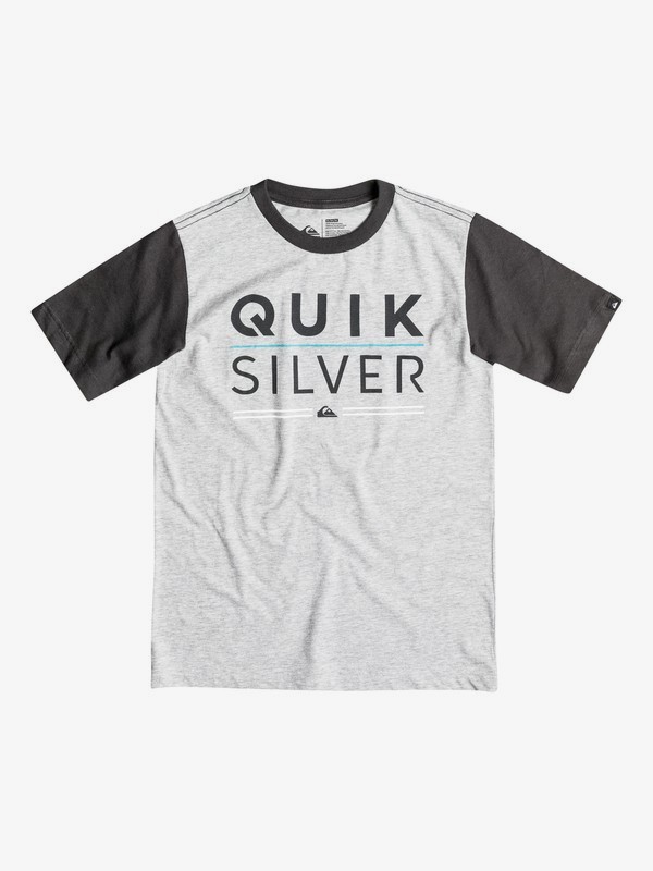 quiksilver, Fully Stacked - T-Shirt, GREY HEATHER (skth) 0 Fully Stacked - T-Shirt AQBZT03071 Quiksilver