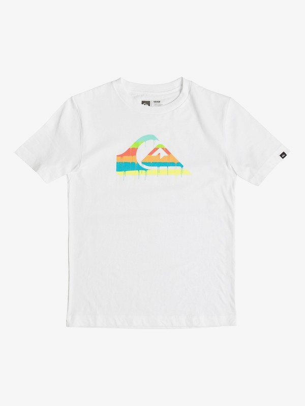 quiksilver, Boys 8-16 Quik Drip T-Shirt, WHITE (wbb0) 0 Boys 8-16 Quik Drip T-Shirt AQBZT03123 Quiksilver