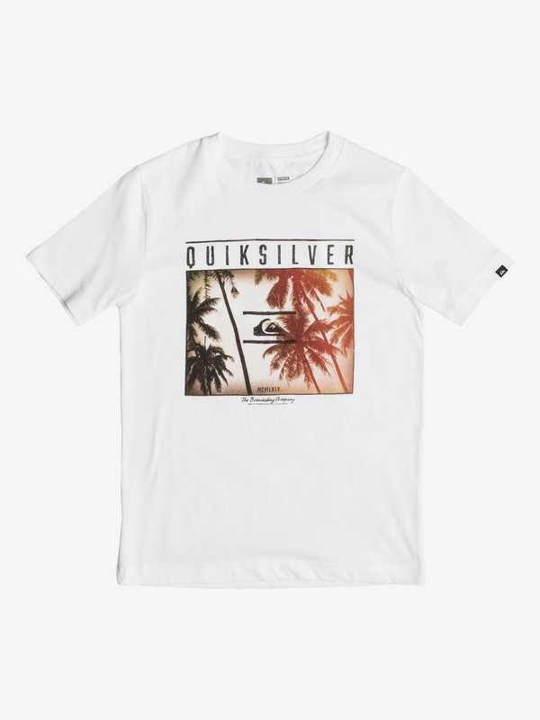 quiksilver, Perfect Location - T-Shirt, WHITE (wbb0) 0 Perfect Location - T-Shirt AQBZT03126 Quiksilver