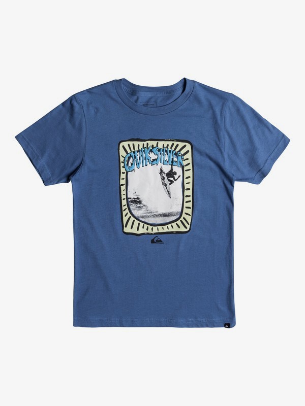 quiksilver, Boy's 8-16 Hula Pena Tee, BRIGHT COBALT (bpc0) 0 Boy's 8-16 Hula Pena Tee AQBZT03328 Quiksilver