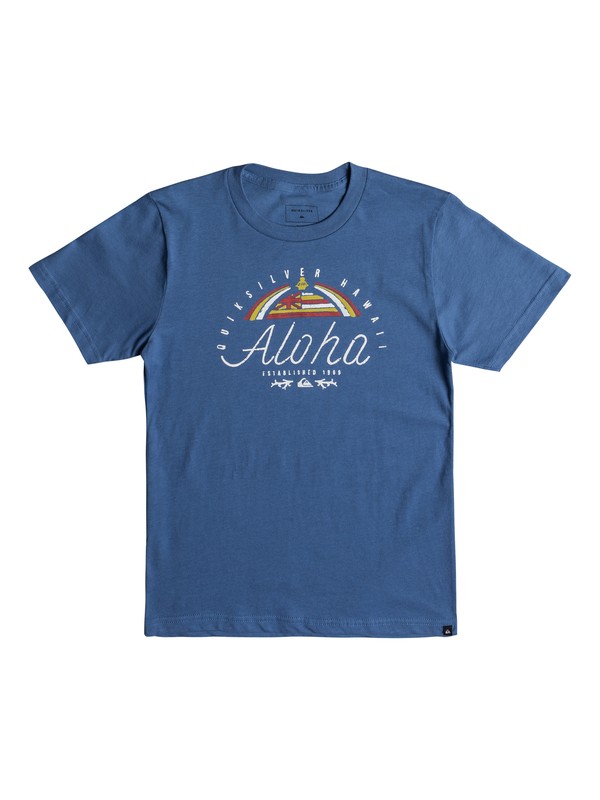 quiksilver, Boy's 8-16 King St Tee, BRIGHT COBALT (bpc0) 0 Boy's 8-16 King St Tee AQBZT03332 Quiksilver