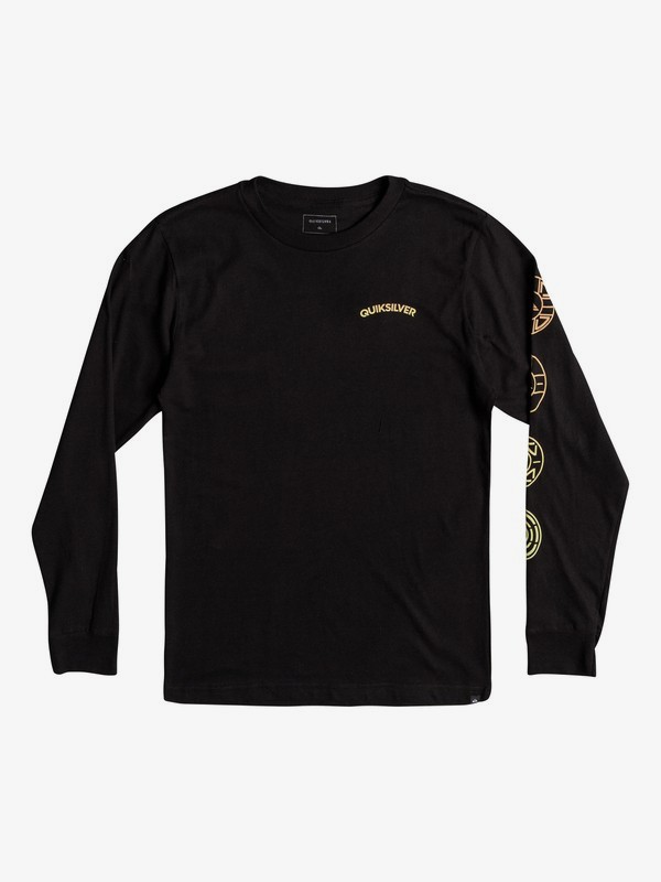 quiksilver, NEXT STEPS LS BU1, BLACK (kvj0) 0 NEXT STEPS LS BU1 AQBZT03361 Quiksilver