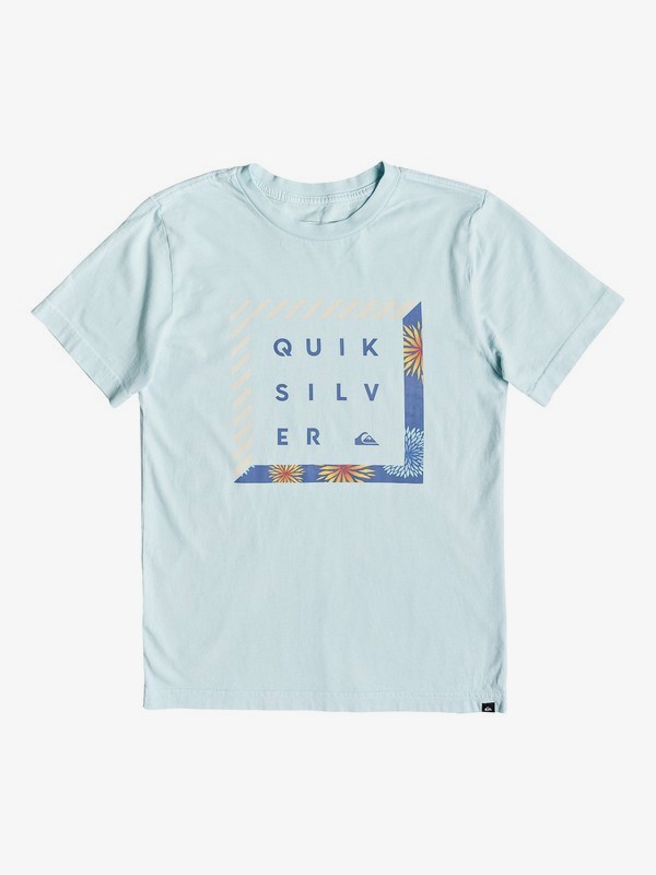 quiksilver, Boy's 8-16 Shinrin Yoku Tee, AQUATIC (bfm0) 0 Boy's 8-16 Shinrin Yoku Tee Blue AQBZT03457 Quiksilver