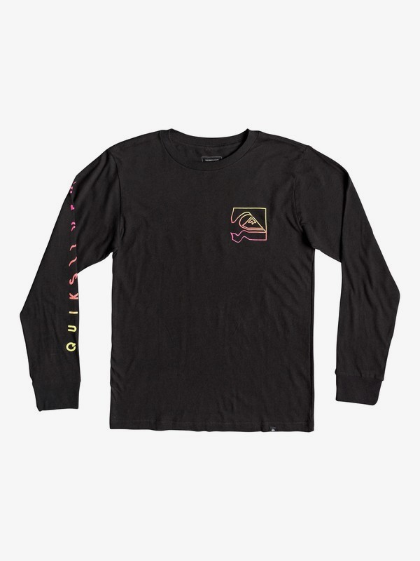 quiksilver, Boy's 8-16 Quik Distortion Long Sleeve Tee, BLACK (kvj0) 0 Boy's 8-16 Quik Distortion Long Sleeve Tee Black AQBZT03469 Quiksilver