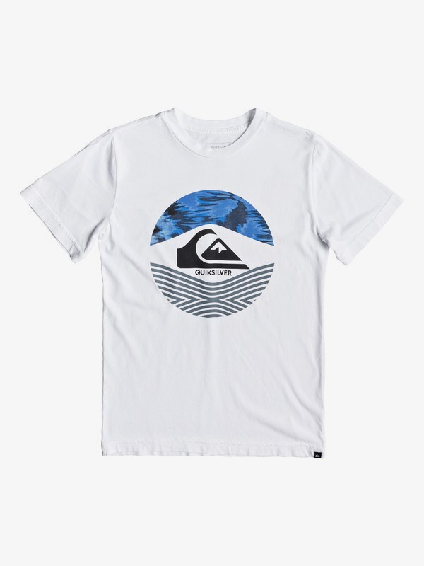 quiksilver, Boy's 8-16 Stomped On Tee, WHITE (wbb0) 0 Boy's 8-16 Stomped On Tee White AQBZT03514 Quiksilver