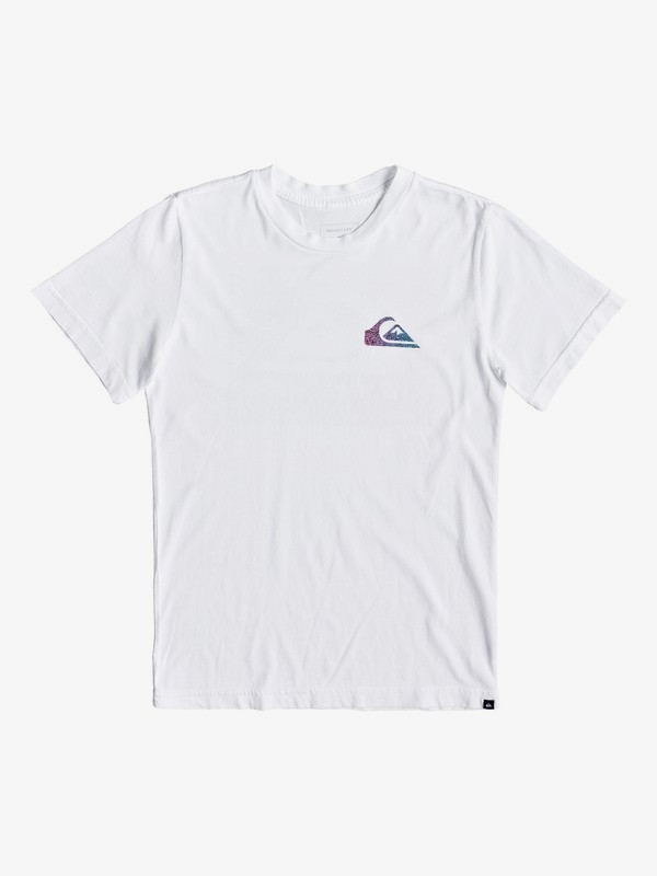 quiksilver, Boy's 8-16 Time Warp Tee, WHITE (wbb0) 0 Boy's 8-16 Time Warp Tee White AQBZT03515 Quiksilver