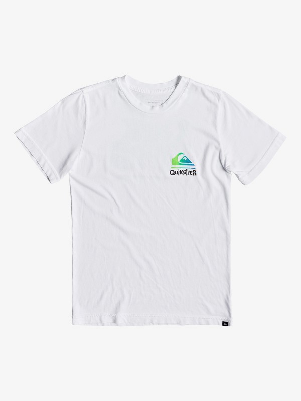 quiksilver, Boy's 8-16 Rebel Yell Tee, WHITE (wbb0) 0 Boy's 8-16 Rebel Yell Tee White AQBZT03523 Quiksilver