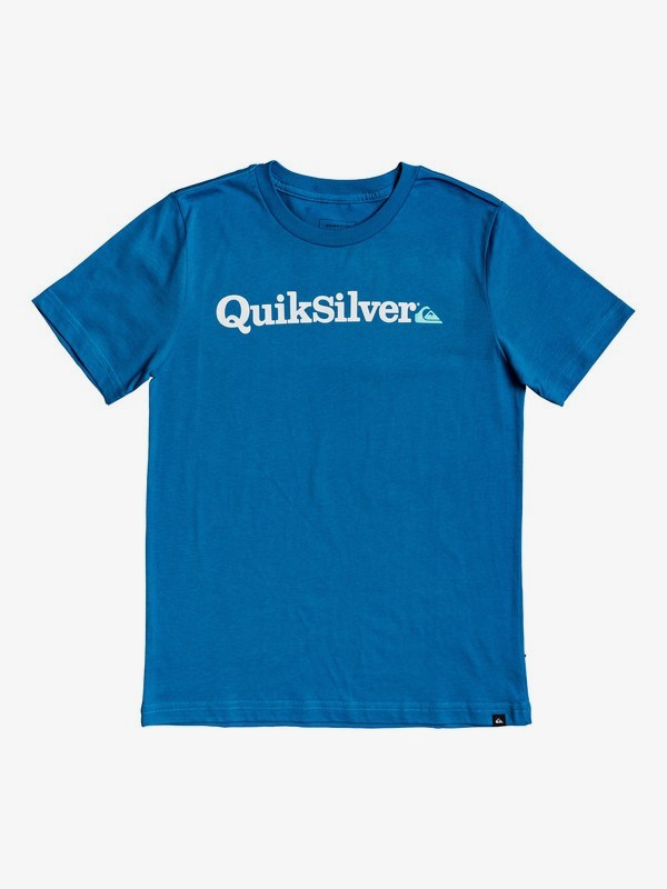quiksilver, Boy's 8-16 Fraction Of Mind Tee, FJORD BLUE (bpj0) 0 Boy's 8-16 Fraction Of Mind Tee Blue AQBZT03565 Quiksilver
