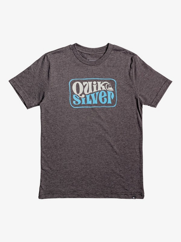 quiksilver, Camiseta - Getting Serious, CHARCOAL HEATHER (ktah) 0 Camiseta - Getting Serious Negro AQBZT03568 Quiksilver