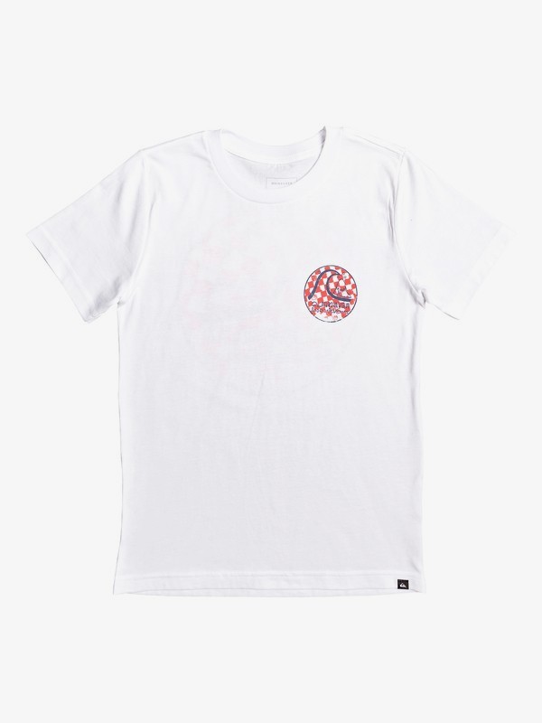 quiksilver, Boy's 8-16 Without Parallel Tee, WHITE (wbb0) 0 Boy's 8-16 Without Parallel Tee White AQBZT03569 Quiksilver