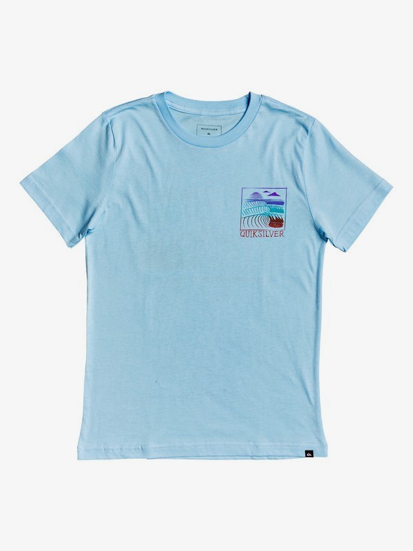 quiksilver, Boy's 8-16 Raw Angel Tee, AIRY BLUE (bfa0) 0 Boy's 8-16 Raw Angel Tee Blue AQBZT03570 Quiksilver