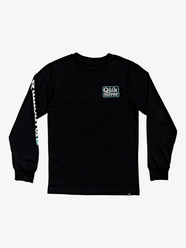 quiksilver, Boy's 8-16 Born Adventurer Long Sleeve Tee, BLACK (kvj0) 0 Boy's 8-16 Born Adventurer Long Sleeve Tee Black AQBZT03579 Quiksilver