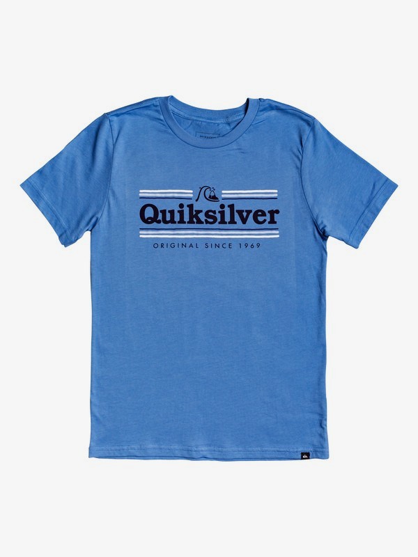 quiksilver, Boy's 8-16 Get Buzzy Tee, QUIET HARBOR (blm0) 0 Boy's 8-16 Get Buzzy Tee Blue AQBZT03600 Quiksilver