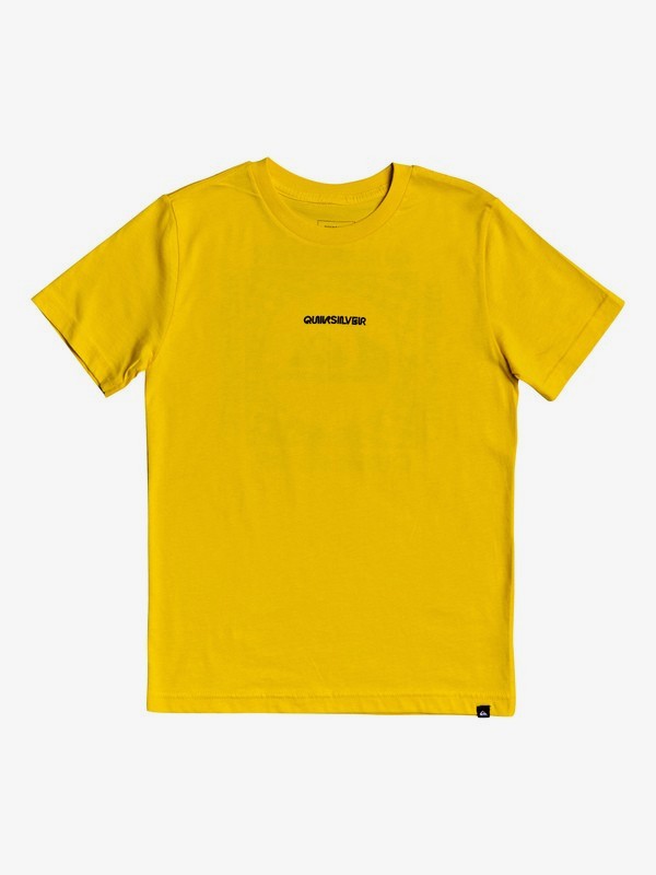 quiksilver, Boy's 8-16 Checker Out Tee, SULPHUR (gjc0) 0 Boy's 8-16 Checker Out Tee Green AQBZT03602 Quiksilver