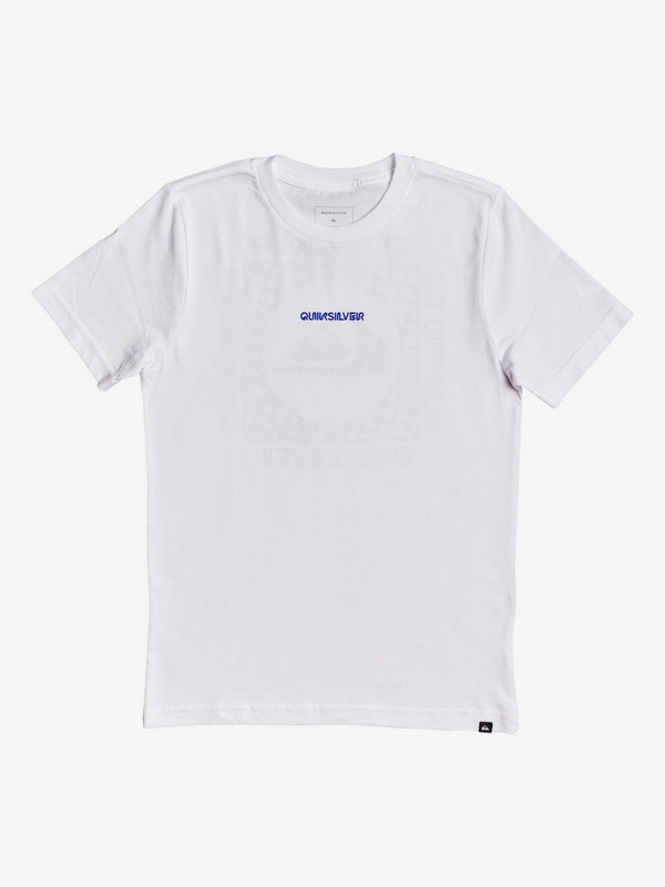 quiksilver, Boy's 8-16 Checker Out Tee, WHITE (wbb0) 0 Boy's 8-16 Checker Out Tee White AQBZT03602 Quiksilver
