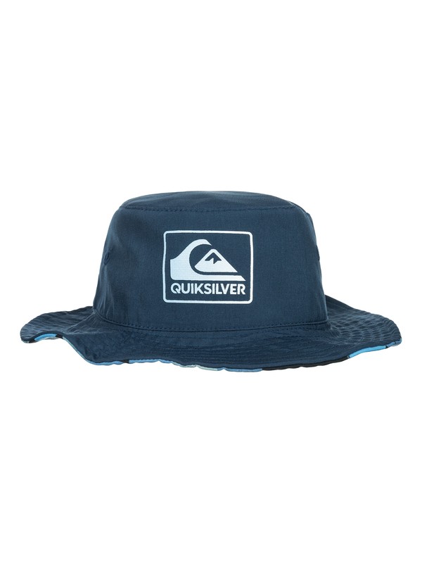 quiksilver, Baby Sunny Reversible Sun Protection Hat, BP CHECKS DARK DENIM (brq6) 0 Baby Sunny Reversible Sun Protection Hat AQIHA03021 Quiksilver