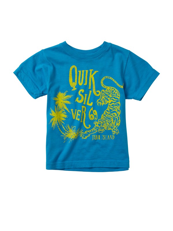 quiksilver, Baby Java Cat T-Shirt, CYAN/REEF (bmj0) 0 Baby Java Cat T-Shirt AQIZT00093 Quiksilver