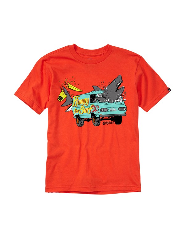 quiksilver, Baby Crash Course T-Shirt, VINTAGE RED (rqf0) 0 Baby Crash Course T-Shirt AQIZT00112 Quiksilver