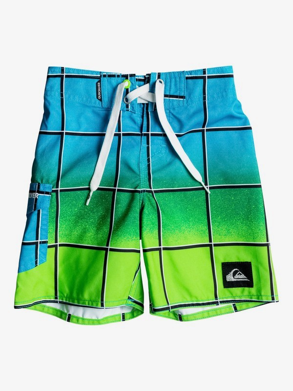 quiksilver, Boys 4-7 Electric Colors Boardshorts, NEON BLUE (bnm0) 0 Boys 4-7 Electric Colors Boardshorts AQKBS03026 Quiksilver