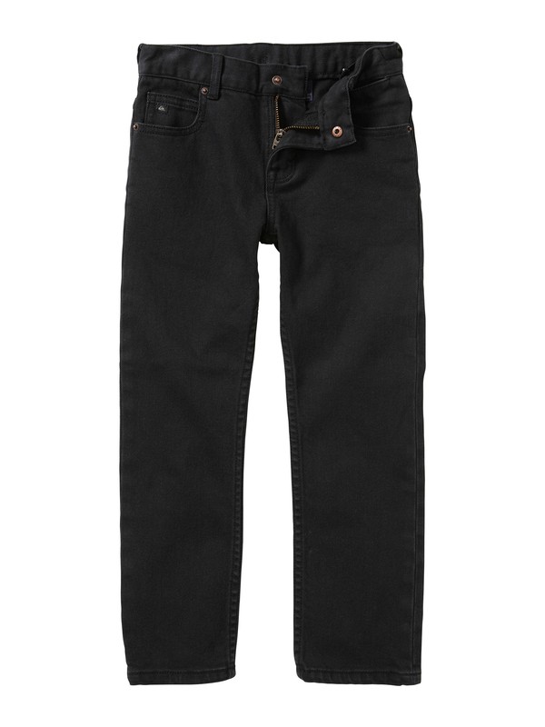 quiksilver, Boys 2-7 Distortion Straight Fit Jeans, BLACK (blk) 0 Boys 2-7 Distortion Straight Fit Jeans AQKDP00012 Quiksilver