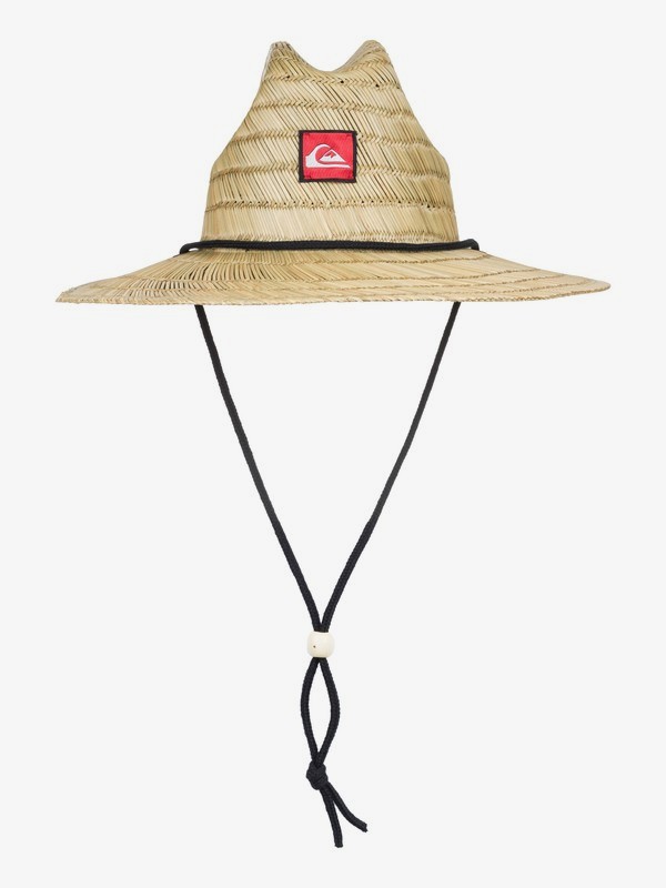 quiksilver, Pierside Straw Lifeguard Hat, NATURAL (yef0) 0 Pierside Straw Lifeguard Hat Yellow AQKHA03072 Quiksilver