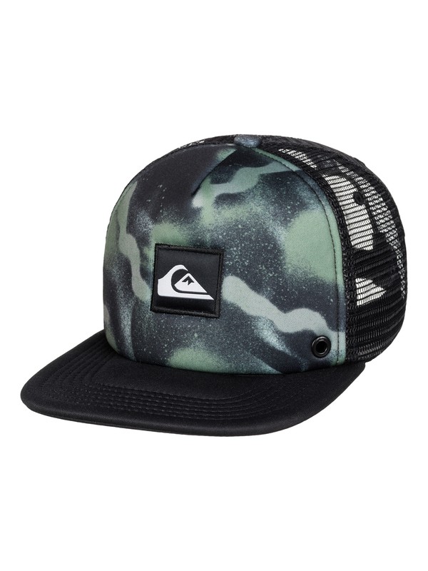 quiksilver, Boys 2-7 Boardies Trucker Hat, EVERYDAY PRINTS DARK SHADOW (krp6) 0 Boys 2-7 Boardies Trucker Hat AQKHA03101 Quiksilver