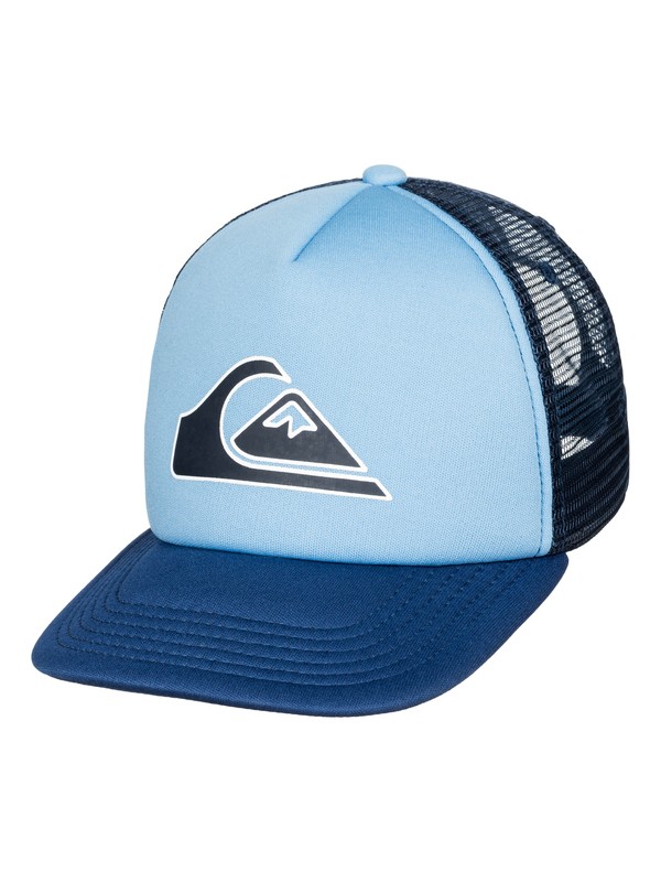 quiksilver, Boys 2-7 Snapper Trucker Hat, FEDERAL BLUE (bnc0) 0 Boys 2-7 Snapper Trucker Hat AQKHA03118 Quiksilver