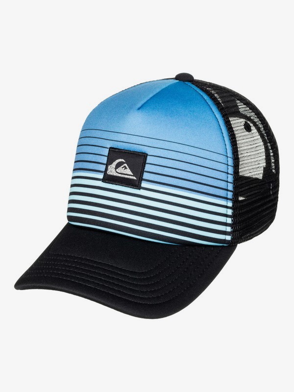 STRIPE BLOCK BOY AQKHA03172 0 Boy's 2-7 Stripe Block Trucker Hat AQKHA03172 Quiksilver