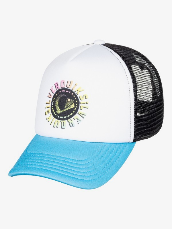 quiksilver, Boy's 2-7 Mini Whiner Trucker Hat, WHITE (wbb0) 0 Boy's 2-7 Mini Whiner Trucker Hat White AQKHA03243 Quiksilver