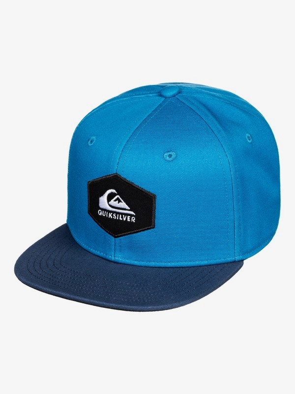 quiksilver, Boy's 2-7 Swivells Snapback Cap, CRYSTAL TEAL (brn0) 0 Boy's 2-7 Swivells Snapback Cap Blue AQKHA03251 Quiksilver