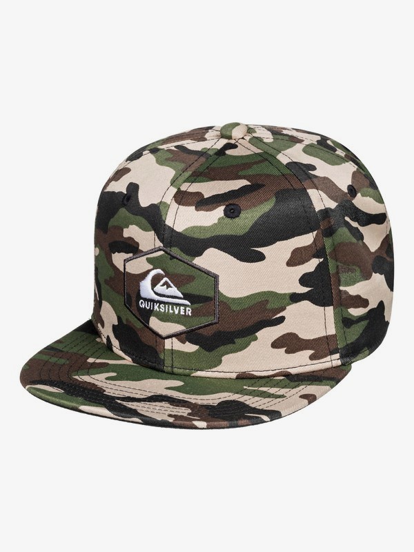 quiksilver, Swivells Snapback Cap, CAMO (gra0) 0 Swivells Snapback Cap Green AQKHA03251 Quiksilver