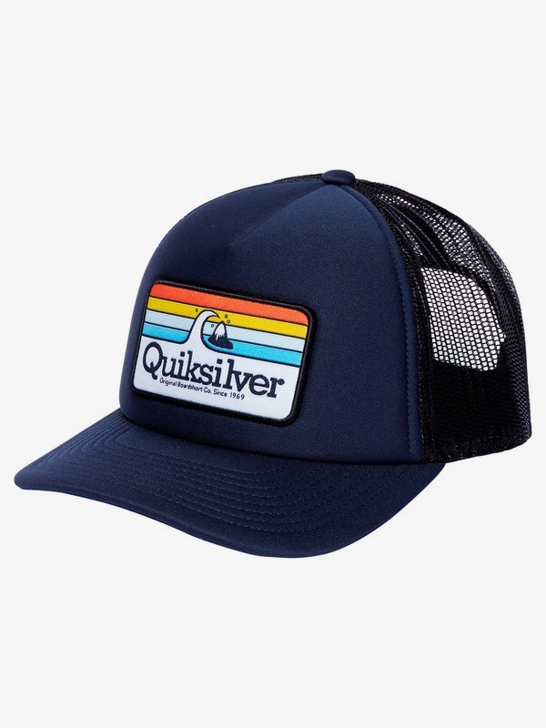 quiksilver, Boy's 2-7 Hessford Trucker Hat, NAVY BLAZER (byj0) 0 Boy's 2-7 Hessford Trucker Hat Blue AQKHA03280 Quiksilver