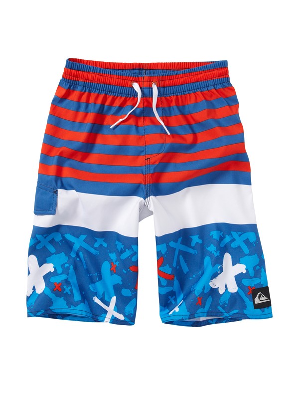 quiksilver, WAY OUT VL U BOY, BRIGHT COBALT (bpc6) 0 WAY OUT VL U BOY AQKJV00045 Quiksilver