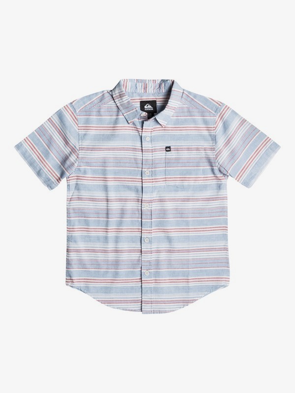 quiksilver, Boys 4-7 Rifter Short Sleeve Shirt, TURKISH SEA (bqs0) 0 Boys 4-7 Rifter Short Sleeve Shirt AQKWT03000 Quiksilver