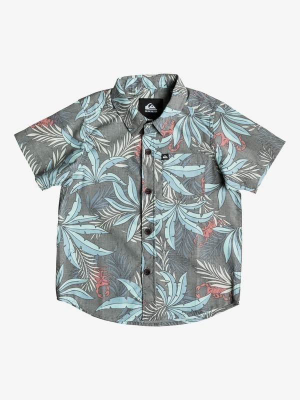 quiksilver, Boys 2-4 After Dark Shirt, TARMAC (kta0) 0 Boys 2-4 After Dark Shirt AQKWT03009 Quiksilver