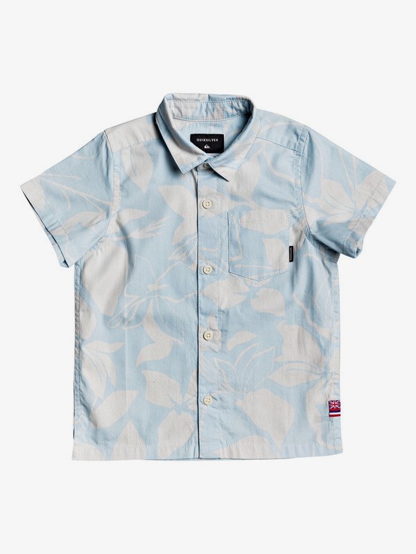 quiksilver, Boy's 2-7 HI Makala Short Sleeve Shirt, HIMAKALAWHITE (wbb1) 0 Boy's 2-7 HI Makala Short Sleeve Shirt White AQKWT03041 Quiksilver