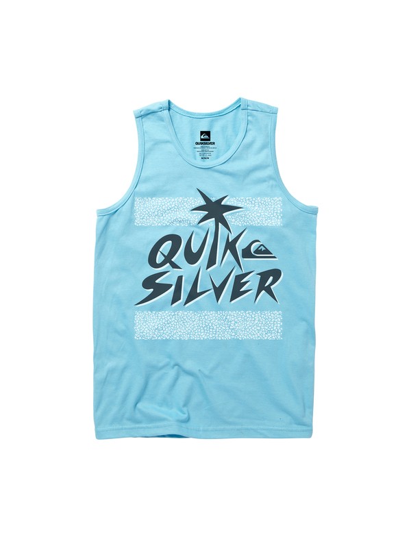 quiksilver, Boys 2-7 Mondo Lizard Tank, LAGOON (bhr0) 0 Boys 2-7 Mondo Lizard Tank AQKZT00278 Quiksilver
