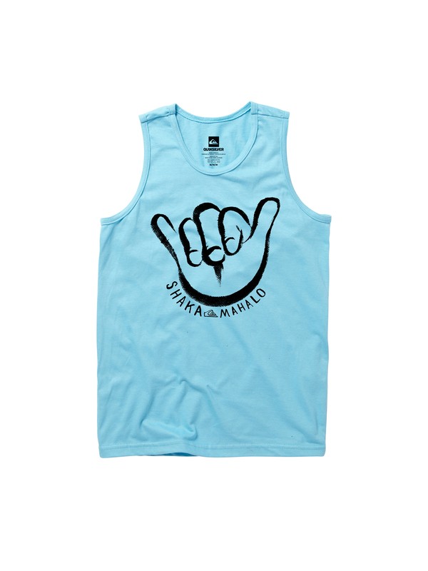 quiksilver, Boys 2-7 Shaka Loca Tank, LAGOON (bhr0) 0 Boys 2-7 Shaka Loca Tank AQKZT00279 Quiksilver