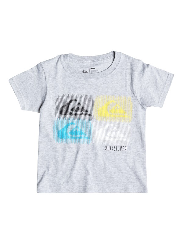 quiksilver, Boys 4-7 Barred T-Shirt, MEDIUM GREY HEATHER (kpvh) 0 Boys 4-7 Barred T-Shirt AQKZT03049 Quiksilver
