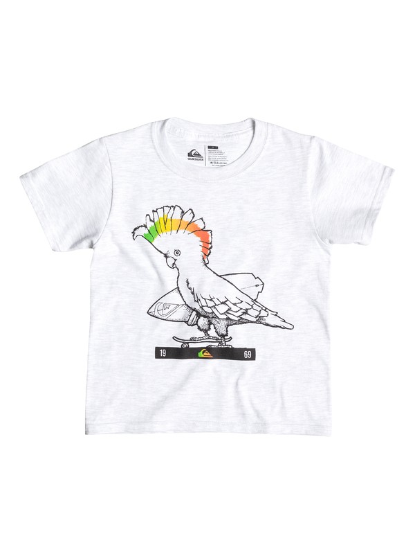 quiksilver, Boys 4-7 Cacapoete T-Shirt, LIGHT HEATHER GREY (sznh) 0 Boys 4-7 Cacapoete T-Shirt AQKZT03051 Quiksilver