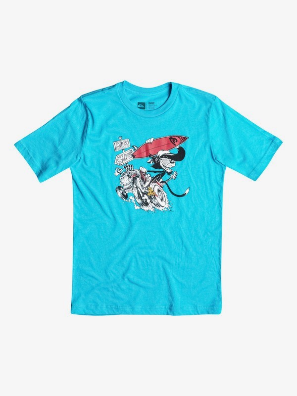 quiksilver, Boys 2-4 Surf Cat Tee, HAWAIIAN OCEAN (bmj0) 0 Boys 2-4 Surf Cat Tee AQKZT03076 Quiksilver