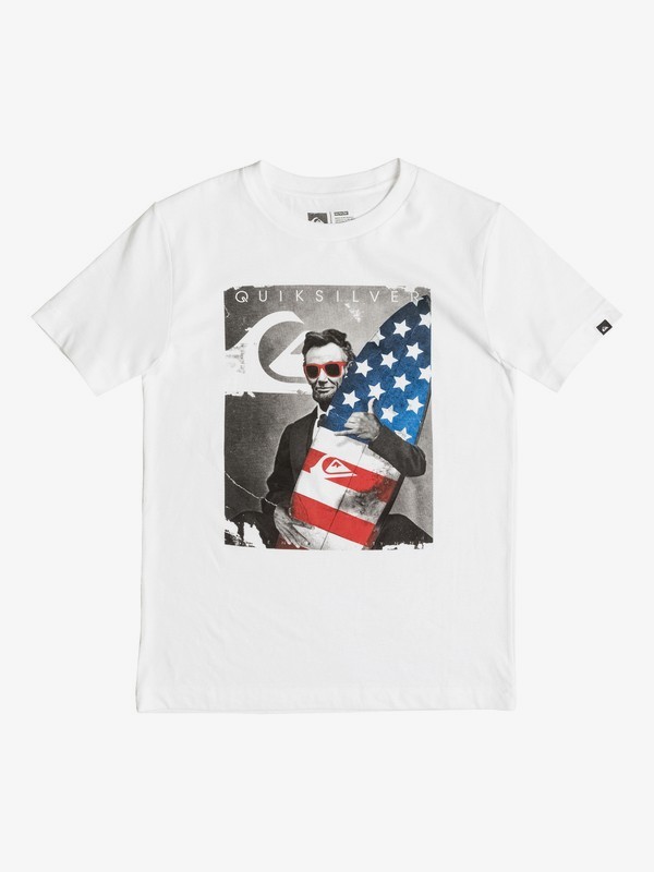 quiksilver, ABE - T-Shirt, WHITE (wbb0) 0 ABE - T-Shirt AQKZT03158 Quiksilver