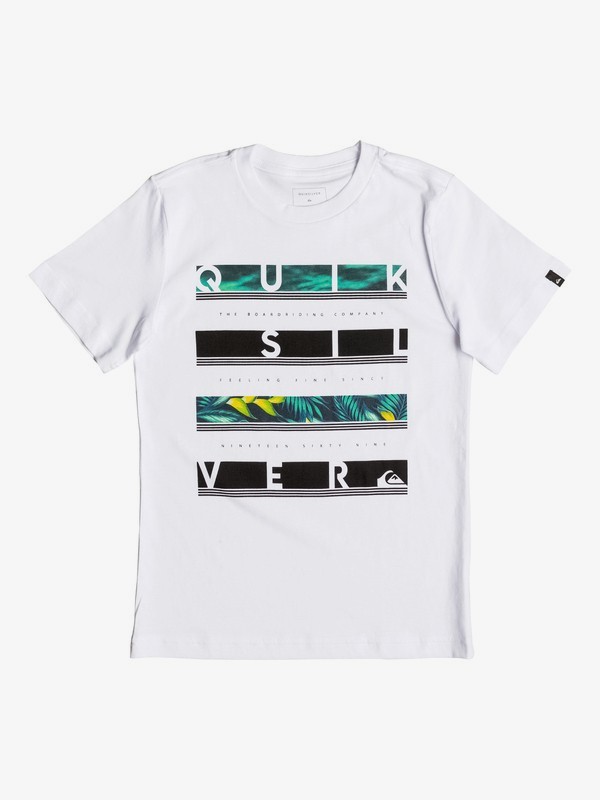 quiksilver, Read Between - T-Shirt, WHITE (wbb0) 0 Read Between - T-Shirt AQKZT03209 Quiksilver