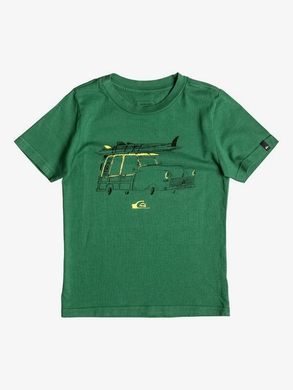 quiksilver, Tardy Car - T-Shirt, FIR (gqb0) 0 Tardy Car - T-Shirt AQKZT03214 Quiksilver