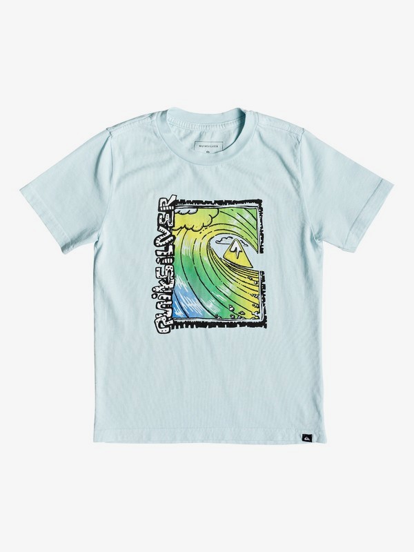 quiksilver, Boy's 2-7 Iriomote Jungles Tee, AQUATIC (bfm0) 0 Boy's 2-7 Iriomote Jungles Tee Blue AQKZT03406 Quiksilver